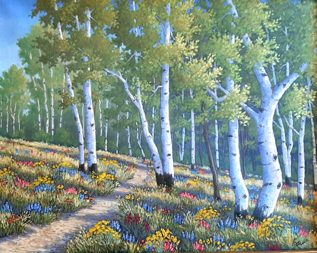 Pathway to Serenity 16x20 $1200 at Hunter Wolff Gallery